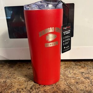 Kansas City Chiefs Red Stainless Steel Tumbler